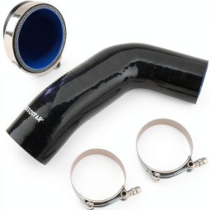 Silicone Air Intake Hose Kyostar Black High Flow-0