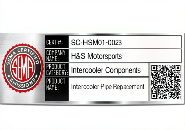 Silicone Intercooler Pipe HSM Black Boost Tube-5