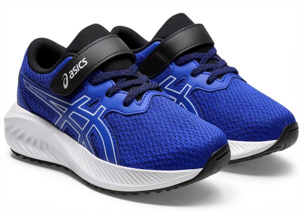 Asics Girls Running Shoes Breathable Mesh Upper-1