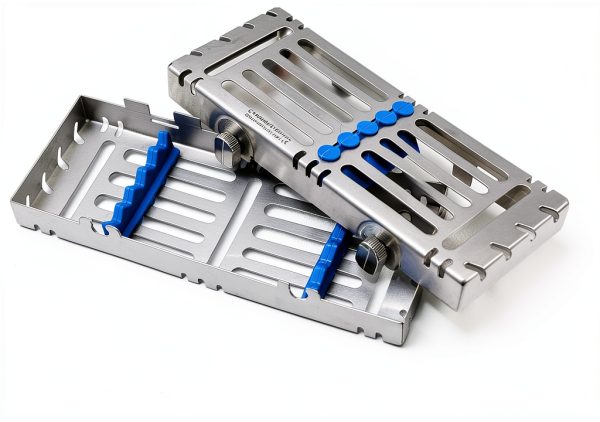 Sterilization Basket CYNAMED STR5SLT-B Heavy Duty Stainless Silicone-5
