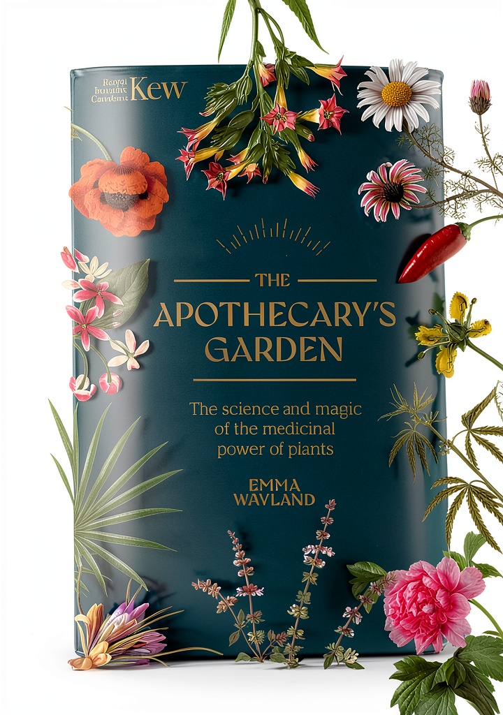 Installing Botany of Flowers eBook by Welbeck 290 Page Guide with XRay on a wooden desk