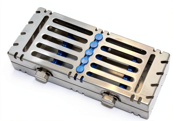 Sterilization Basket CYNAMED STR5SLT-B Heavy Duty Stainless Silicone-1