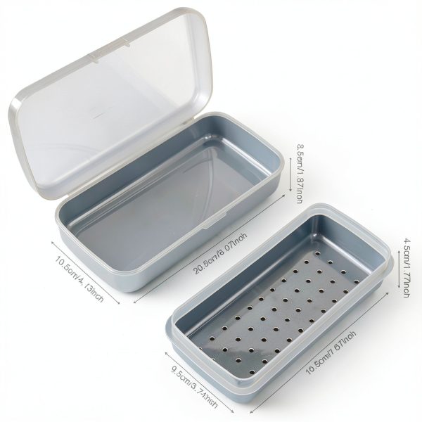 Sterilization Basket X-Design XD01 Stainless Steel Tray 8.4x4.8x2.3in-5