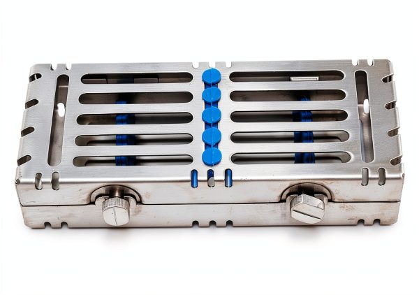 Sterilization Basket CYNAMED STR5SLT-B Heavy Duty Stainless Silicone-6