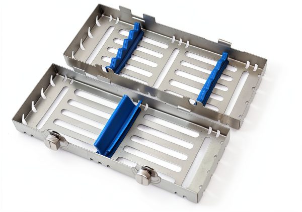 Sterilization Basket CYNAMED STR5SLT-B Heavy Duty Stainless Silicone-4