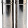 Gazechimp Stainless Steel Stackable Storage Bin Silver 9.6x4.1x4.1in-3