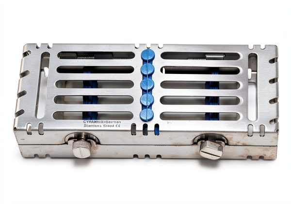 Sterilization Basket CYNAMED STR5SLT-B Heavy Duty Stainless Silicone-0