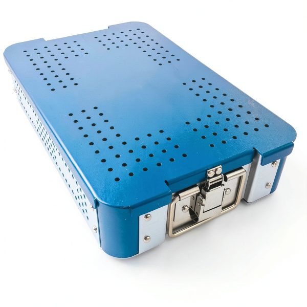 Aluminum Sterilization Basket Chaoyue Classic Blue 13.78x8.66in-1