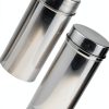 Gazechimp Stainless Steel Stackable Storage Bin Silver 9.6x4.1x4.1in-6