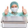 Fdit Stainless Steel Instrument Sterilization Basket with Reinforced-1
