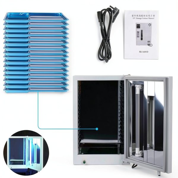 VIBURISH Sterilization Cabinet with Auto Temp Control and Door Safety-5