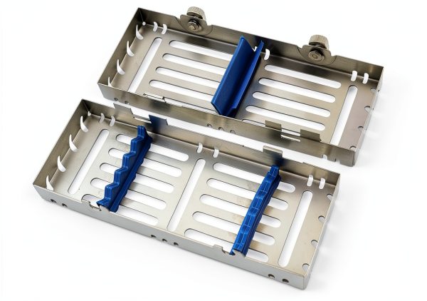 Sterilization Basket CYNAMED STR5SLT-B Heavy Duty Stainless Silicone-3