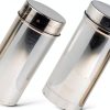 Gazechimp Stainless Steel Stackable Storage Bin Silver 9.6x4.1x4.1in-2