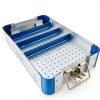 Aluminum Sterilization Basket Chaoyue Classic Blue 13.78x8.66in-4
