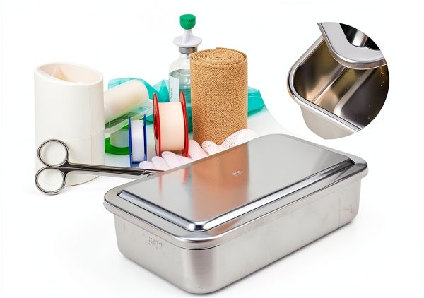 Fdit Stainless Steel Instrument Sterilization Basket with Reinforced-7