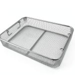 Stainless Steel Sterilization Tray Box Instrument 340x250x70mm Chaoyue-0