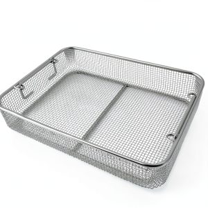 Stainless Steel Sterilization Tray Box Instrument 340x250x70mm Chaoyue-0