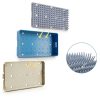 Plastic Autoclavable Instruments Storage Box Size for Instruments Sterilization Tray Case with Silicone Mat L/M/S-4