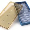 Plastic Autoclavable Instruments Storage Box Size for Instruments Sterilization Tray Case with Silicone Mat L/M/S-7