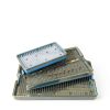 Plastic Autoclavable Instruments Storage Box Size for Instruments Sterilization Tray Case with Silicone Mat L/M/S-3