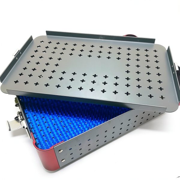 Instrument Sterilization Tray Box Chaoyue 300×195×65mm Aluminum Mat-1