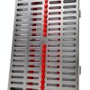 Large Sterilization Cassette – Steel with Silicone Inserts – 20 – WSI-3