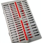 Large Sterilization Cassette – Steel with Silicone Inserts – 20 – WSI-0