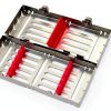 German Sterilization Cassette Tray Rack Box with Double Button Detachable 5 Slot CYNAMED-1
