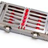 German Sterilization Cassette Tray Rack Box with Double Button Detachable 5 Slot CYNAMED-3