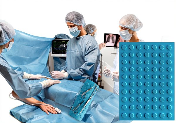 Silicone Magnetic Mat MuskalMed Light Blue 12x15in Flexible Non‑Slip-5