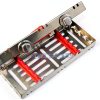 German Sterilization Cassette Tray Rack Box with Double Button Detachable 5 Slot CYNAMED-7