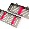 German Sterilization Cassette Tray Rack Box with Double Button Detachable 5 Slot CYNAMED-6
