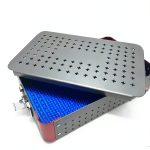 Instrument Sterilization Tray Box Chaoyue 300×195×65mm Aluminum Mat-0