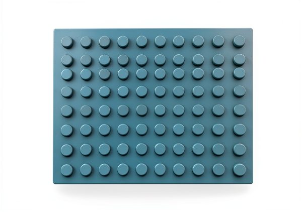 Silicone Magnetic Mat MuskalMed Light Blue 12x15in Flexible Non‑Slip-1