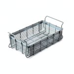 Marlin Steel Metal Tote Basket Plain Steel Zinc Plated 16x10.5x4.5-0