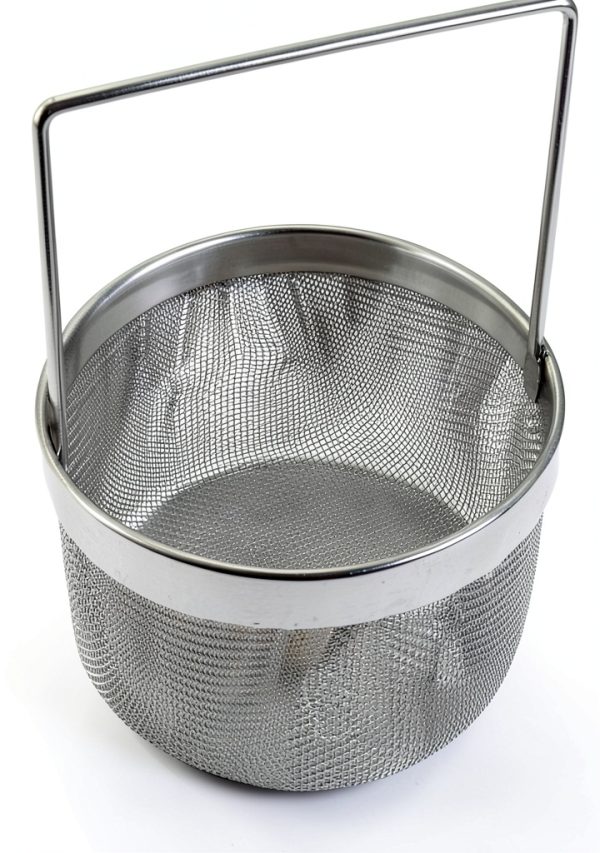 Small Task Basket Eurotool 4in Stainless Steel Open Bin CLN-645.00-0