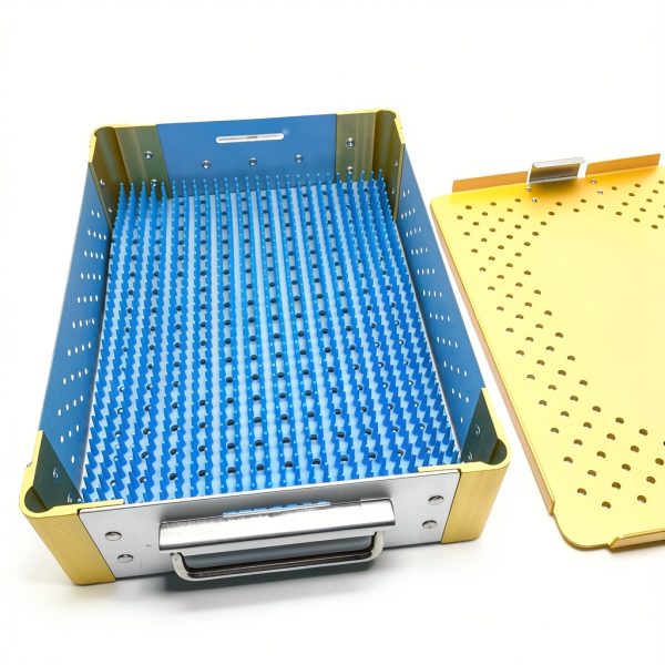 Instrument Sterilization Tray Box Chaoyue 240x175x60mm Alum Silicone-6